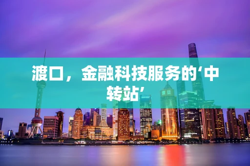渡口，金融科技服务的‘中转站’