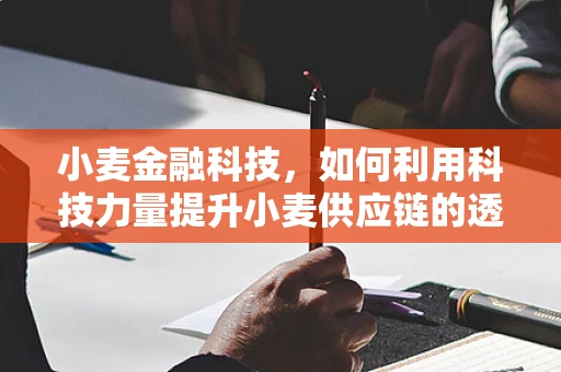小麦金融科技，如何利用科技力量提升小麦供应链的透明度与效率？