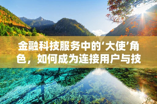 金融科技服务中的‘大使’角色，如何成为连接用户与技术的桥梁？