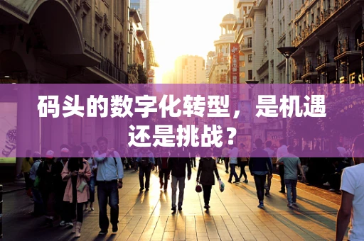 码头的数字化转型，是机遇还是挑战？