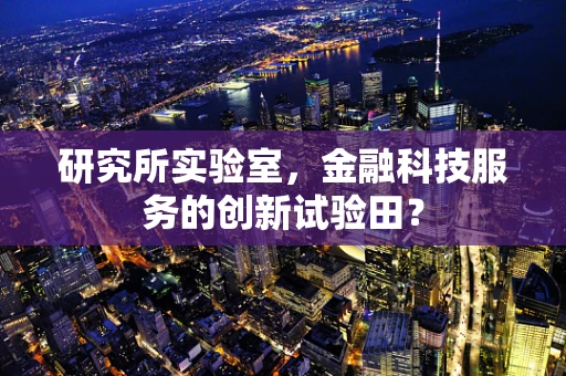 研究所实验室，金融科技服务的创新试验田？