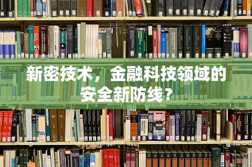 新密技术，金融科技领域的安全新防线？