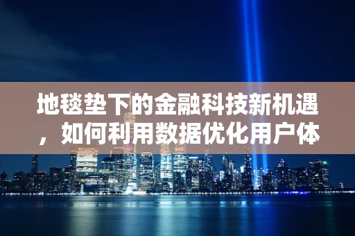 地毯垫下的金融科技新机遇，如何利用数据优化用户体验？