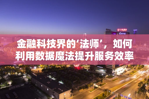 金融科技界的‘法师’，如何利用数据魔法提升服务效率？