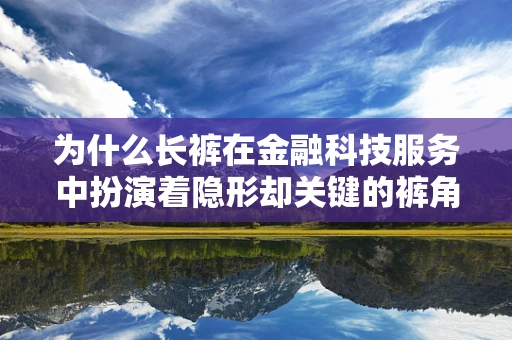 为什么长裤在金融科技服务中扮演着隐形却关键的裤角？