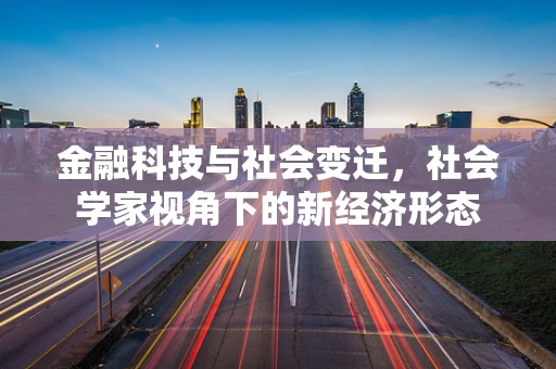 金融科技与社会变迁，社会学家视角下的新经济形态
