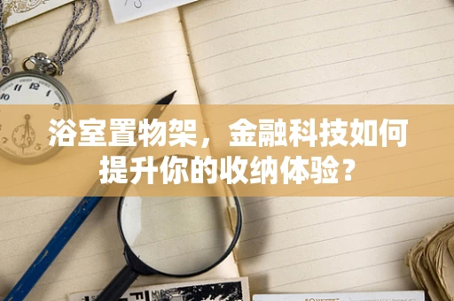 浴室置物架，金融科技如何提升你的收纳体验？