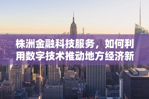 株洲金融科技服务，如何利用数字技术推动地方经济新增长？
