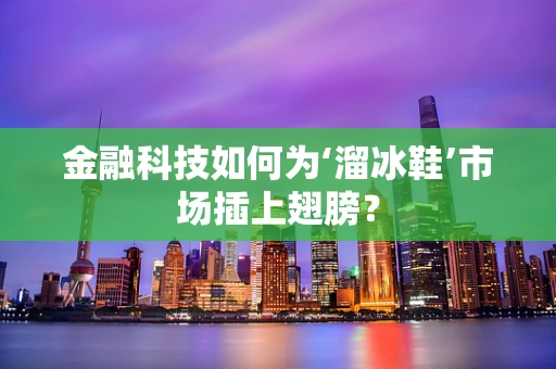 金融科技如何为‘溜冰鞋’市场插上翅膀？