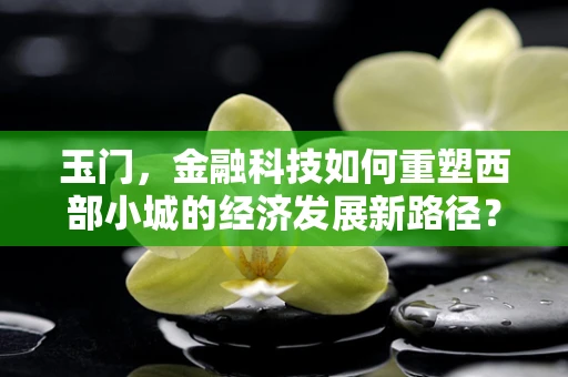 玉门，金融科技如何重塑西部小城的经济发展新路径？