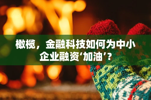 橄榄，金融科技如何为中小企业融资‘加油’？