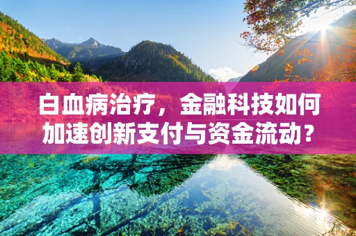 白血病治疗，金融科技如何加速创新支付与资金流动？