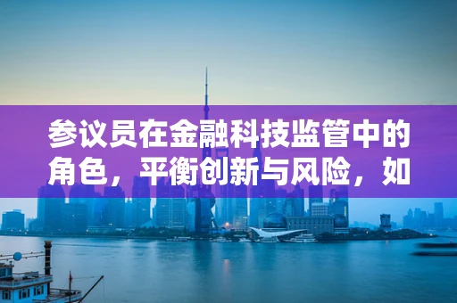 参议员在金融科技监管中的角色，平衡创新与风险，如何精准施策？