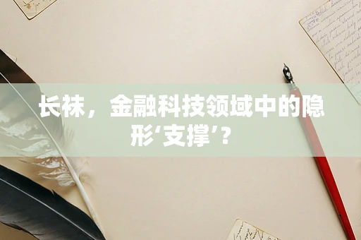长袜，金融科技领域中的隐形‘支撑’？