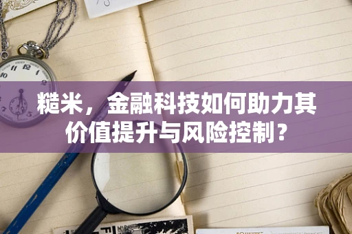 糙米，金融科技如何助力其价值提升与风险控制？