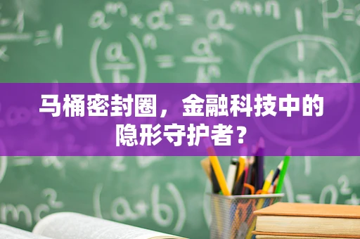 马桶密封圈，金融科技中的隐形守护者？