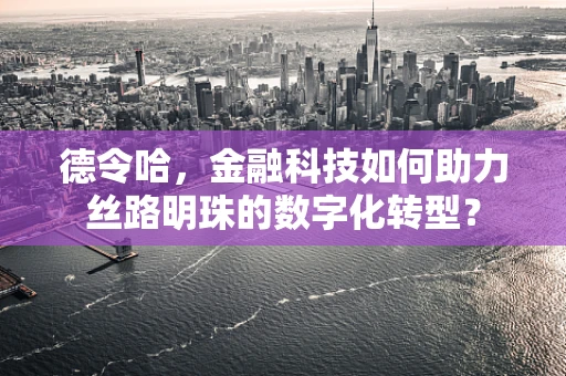 德令哈，金融科技如何助力丝路明珠的数字化转型？