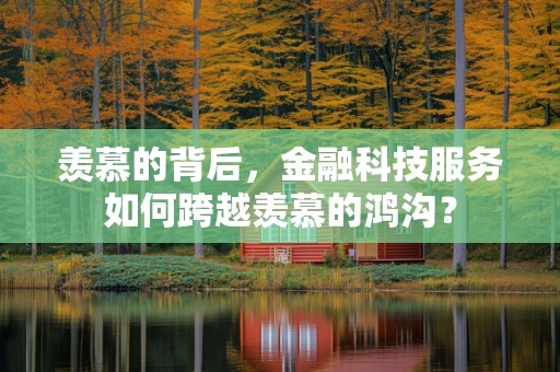羡慕的背后，金融科技服务如何跨越羡慕的鸿沟？