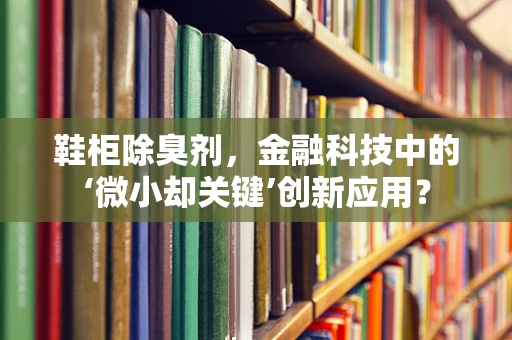 鞋柜除臭剂，金融科技中的‘微小却关键’创新应用？