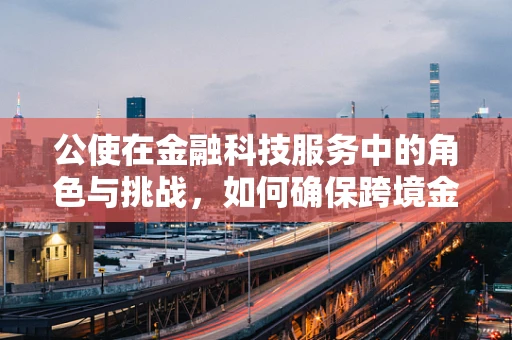 公使在金融科技服务中的角色与挑战，如何确保跨境金融交易的透明与安全？