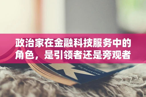 政治家在金融科技服务中的角色，是引领者还是旁观者？