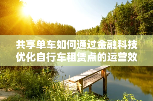 共享单车如何通过金融科技优化自行车租赁点的运营效率？