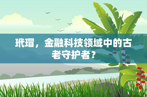 玳瑁，金融科技领域中的古老守护者？