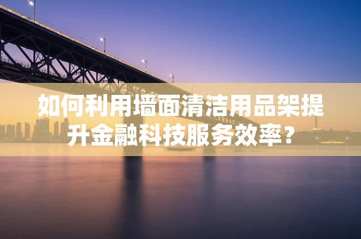 如何利用墙面清洁用品架提升金融科技服务效率？