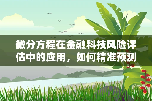 微分方程在金融科技风险评估中的应用，如何精准预测市场波动？