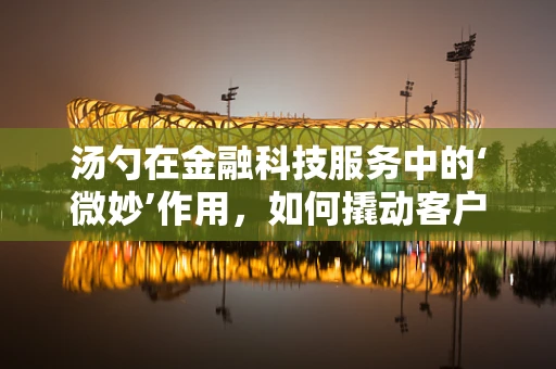 汤勺在金融科技服务中的‘微妙’作用，如何撬动客户体验的杠杆？