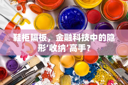 鞋柜隔板，金融科技中的隐形‘收纳’高手？