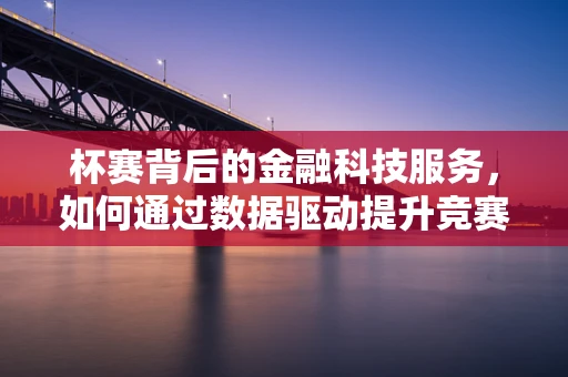 杯赛背后的金融科技服务，如何通过数据驱动提升竞赛体验？