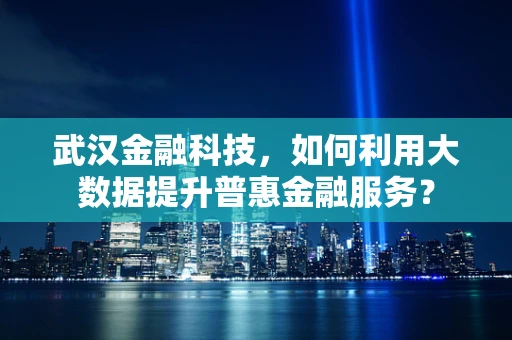 武汉金融科技，如何利用大数据提升普惠金融服务？