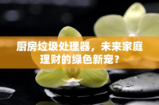厨房垃圾处理器，未来家庭理财的绿色新宠？