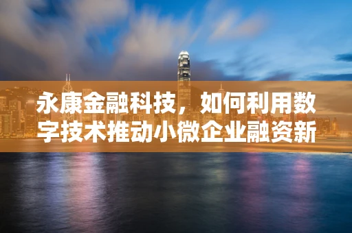 永康金融科技，如何利用数字技术推动小微企业融资新路径？