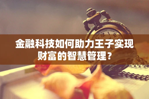 金融科技如何助力王子实现财富的智慧管理？