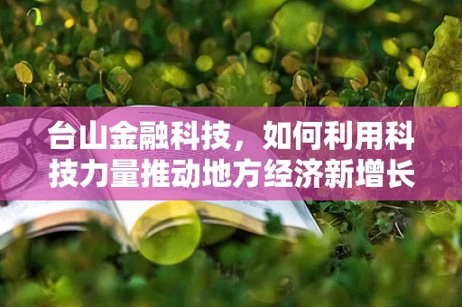 台山金融科技，如何利用科技力量推动地方经济新增长？