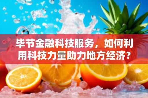 毕节金融科技服务，如何利用科技力量助力地方经济？