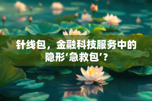 针线包，金融科技服务中的隐形‘急救包’？