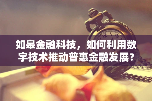 如皋金融科技，如何利用数字技术推动普惠金融发展？