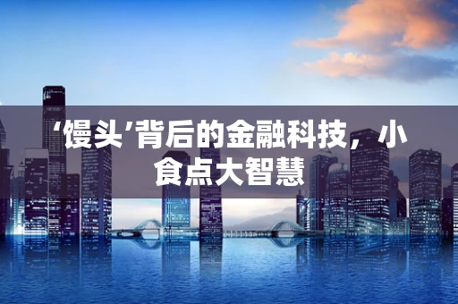 ‘馒头’背后的金融科技，小食点大智慧