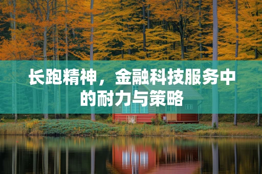 长跑精神，金融科技服务中的耐力与策略