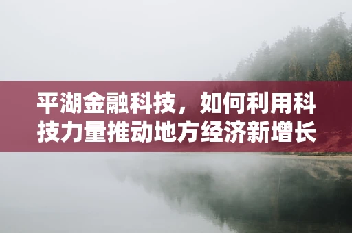 平湖金融科技，如何利用科技力量推动地方经济新增长？