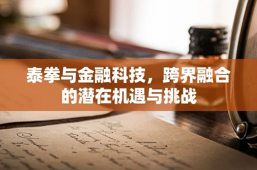 泰拳与金融科技，跨界融合的潜在机遇与挑战