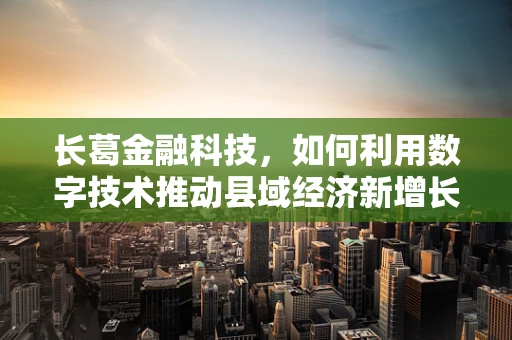 长葛金融科技，如何利用数字技术推动县域经济新增长？