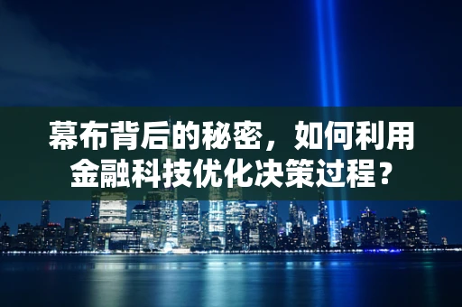 幕布背后的秘密，如何利用金融科技优化决策过程？