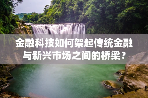 金融科技如何架起传统金融与新兴市场之间的桥梁？