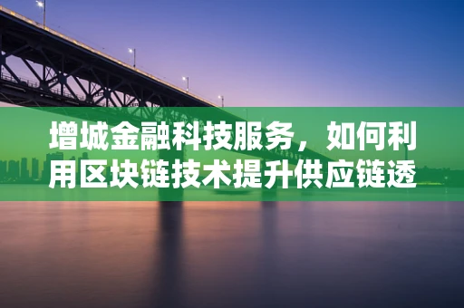 增城金融科技服务，如何利用区块链技术提升供应链透明度？