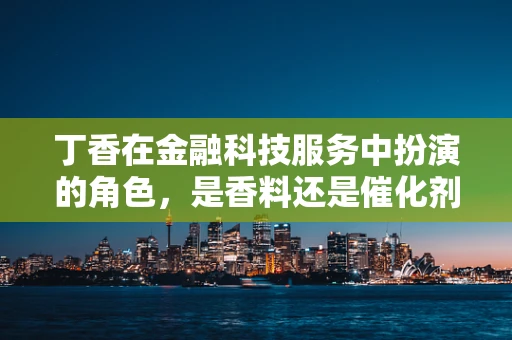 丁香在金融科技服务中扮演的角色，是香料还是催化剂？
