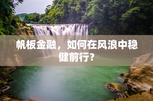 帆板金融，如何在风浪中稳健前行？